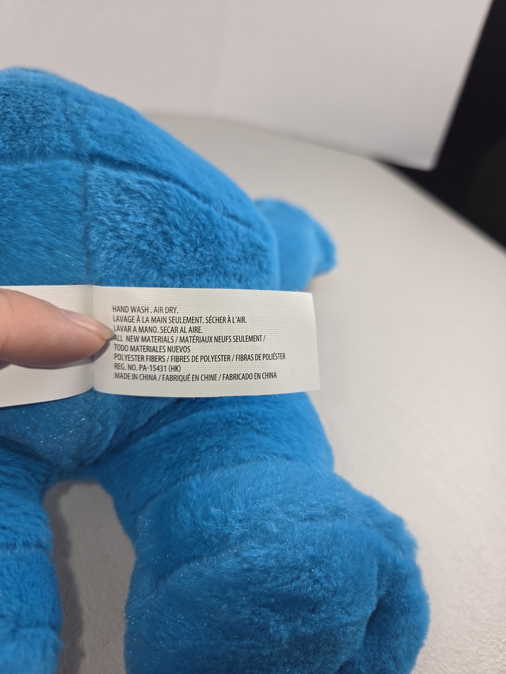Sesame Street Blue Cookie Monster Plush with Cookie Accessory 14 Inches - Picture 5 of 8